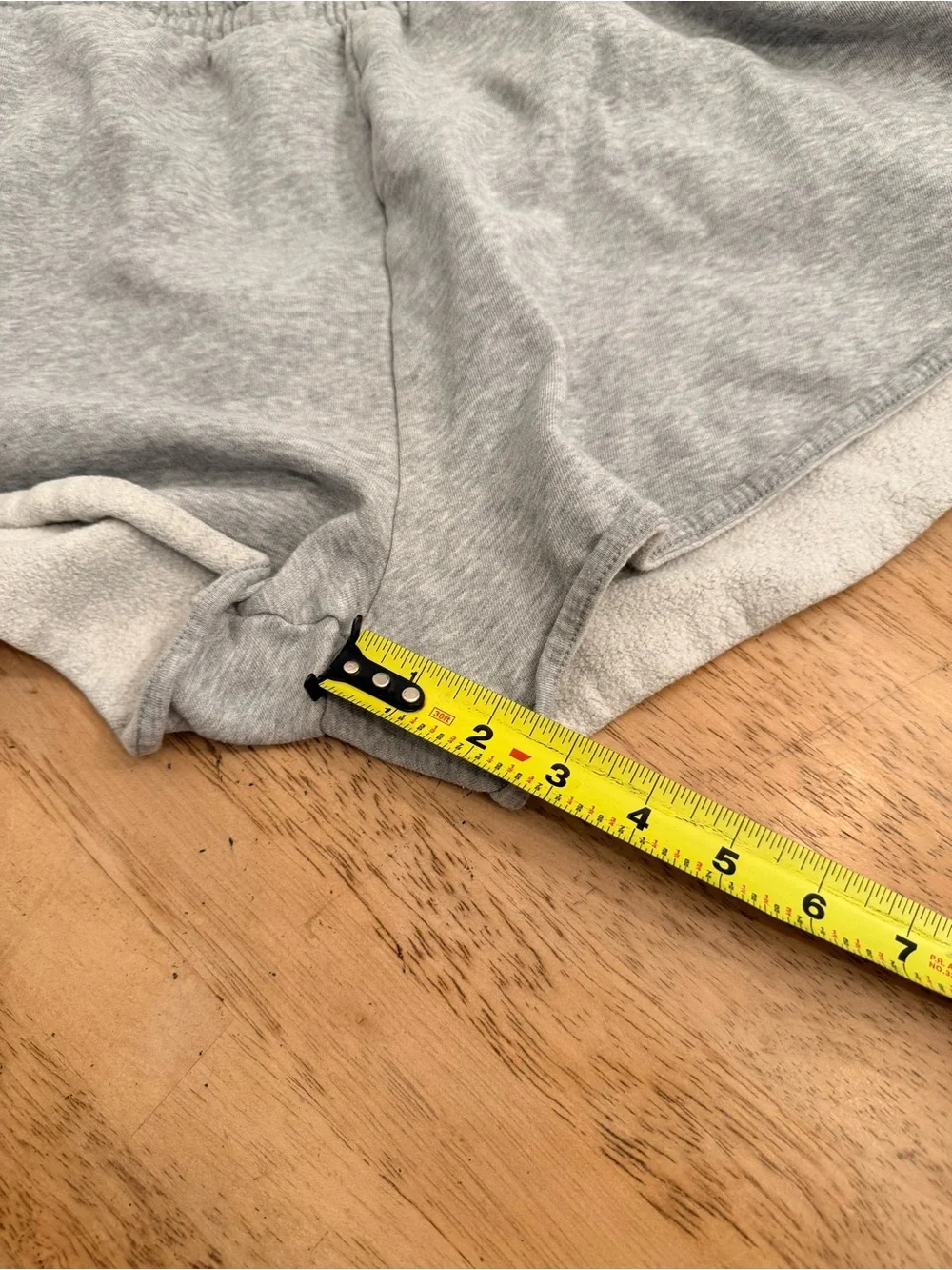 Gymshark Woman’s Light Gray Athletic Fleece Shorts